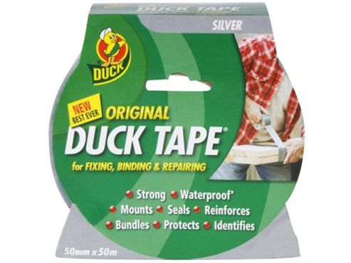 Image of Duck Tape Original 50mm X 50m, Silver