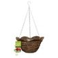Water Hyacinth Hanging Basket with Wavy Rim