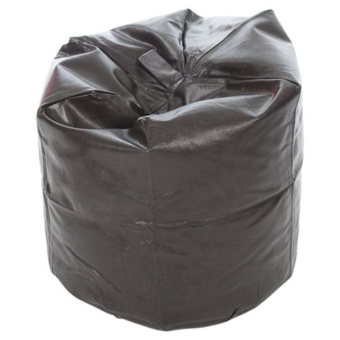 Image of Kaikoo Faux Leather Bean Bag, Brown
