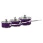 Morphy Richards 3 piece Pan Set, Purple