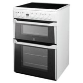 Indesit ID60C2A Anthracite Ceramic DBL Oven Electric Cooker