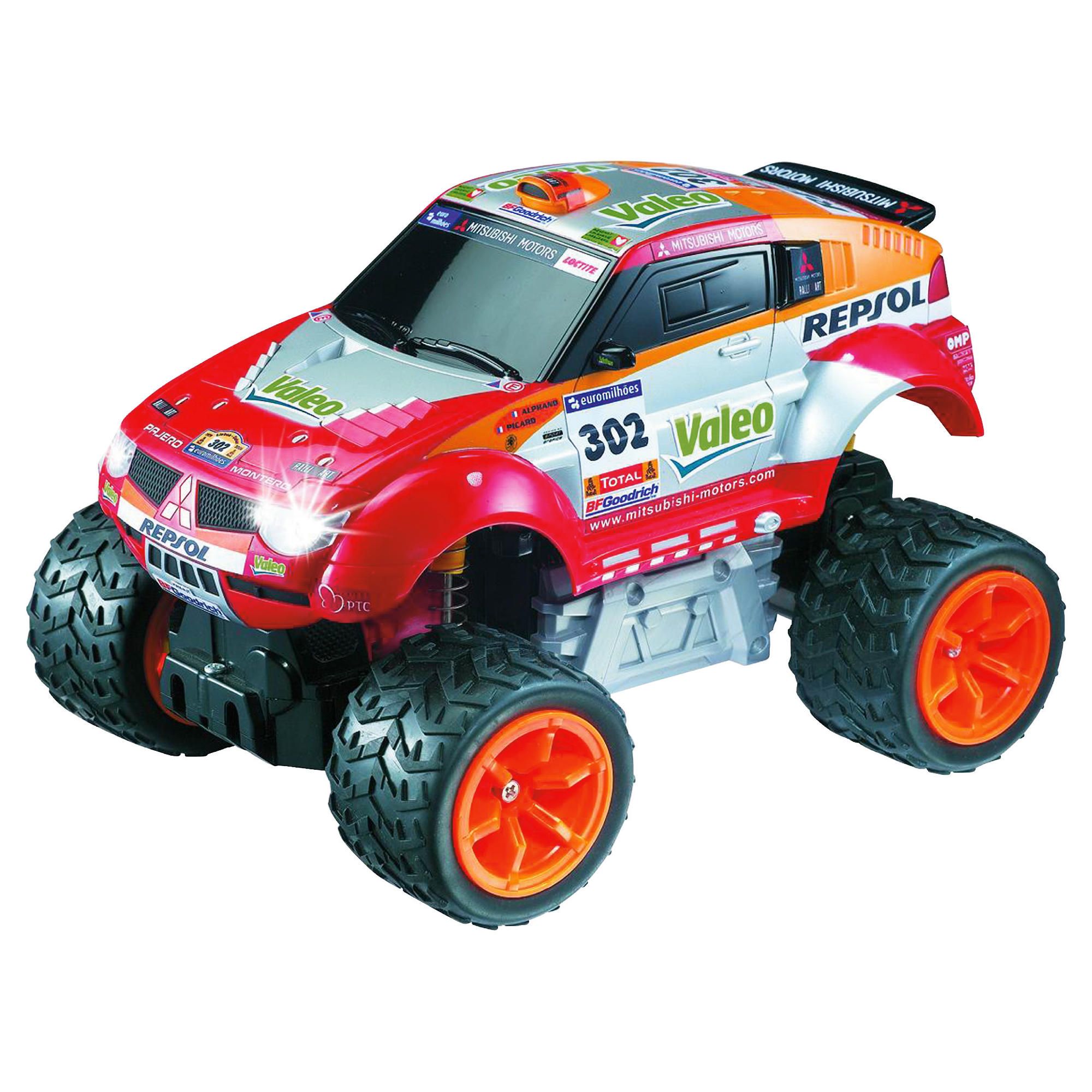 Auldey Mitsubishi 2006 Dakar Pajero Evolution Rally 1:28 Red