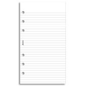 Filofax Pocket White Ruled Refill