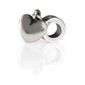Sterling Silver Drop Heart Bead