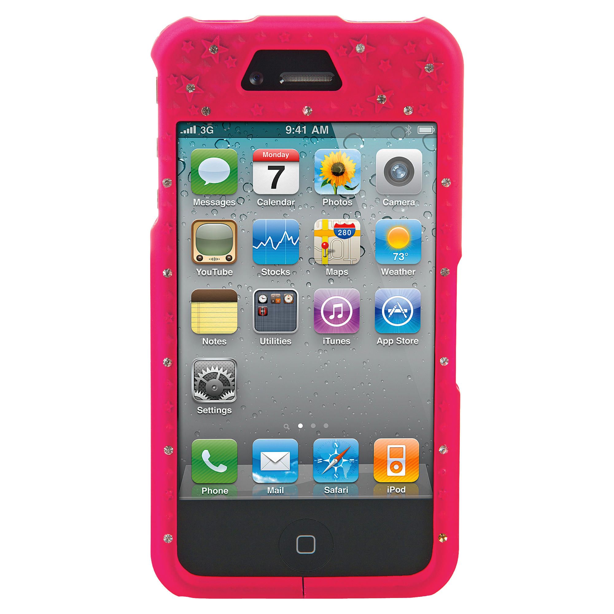 Bliss Hard Shell for iPhone 4 & iPhone 4S Pink Crown Bliss Hard Shell for iPhone 4 & iPhone 4S Pink Crown