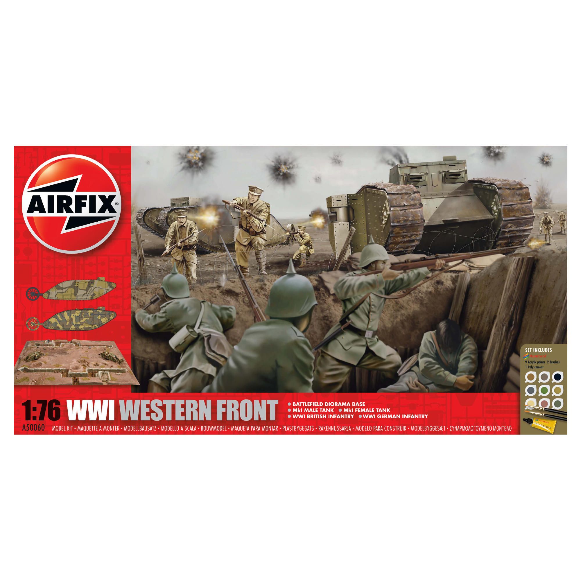 Airfix A50061 Dambusters Gift Set 1:72 Scale Military Aircraft Diorama Gift Set Including Paint Glue