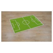 TESCO KIDS FOOTBALL PITCH RUG 115X160CM