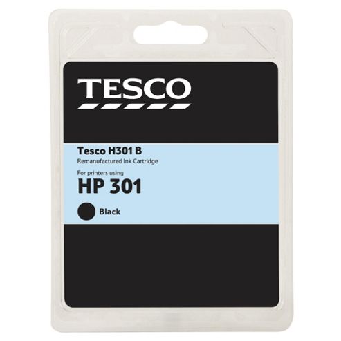 Image of Tesco H301 Black Ink Printer Cartridge (compatible With Printers Using Hp301 Cartridges)