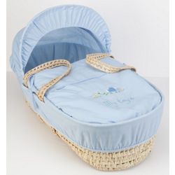 Clair de lune My Toys Moses Basket - Blue