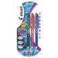 Pilot Black Pink & Blue FriXion Pens, 3 pack
