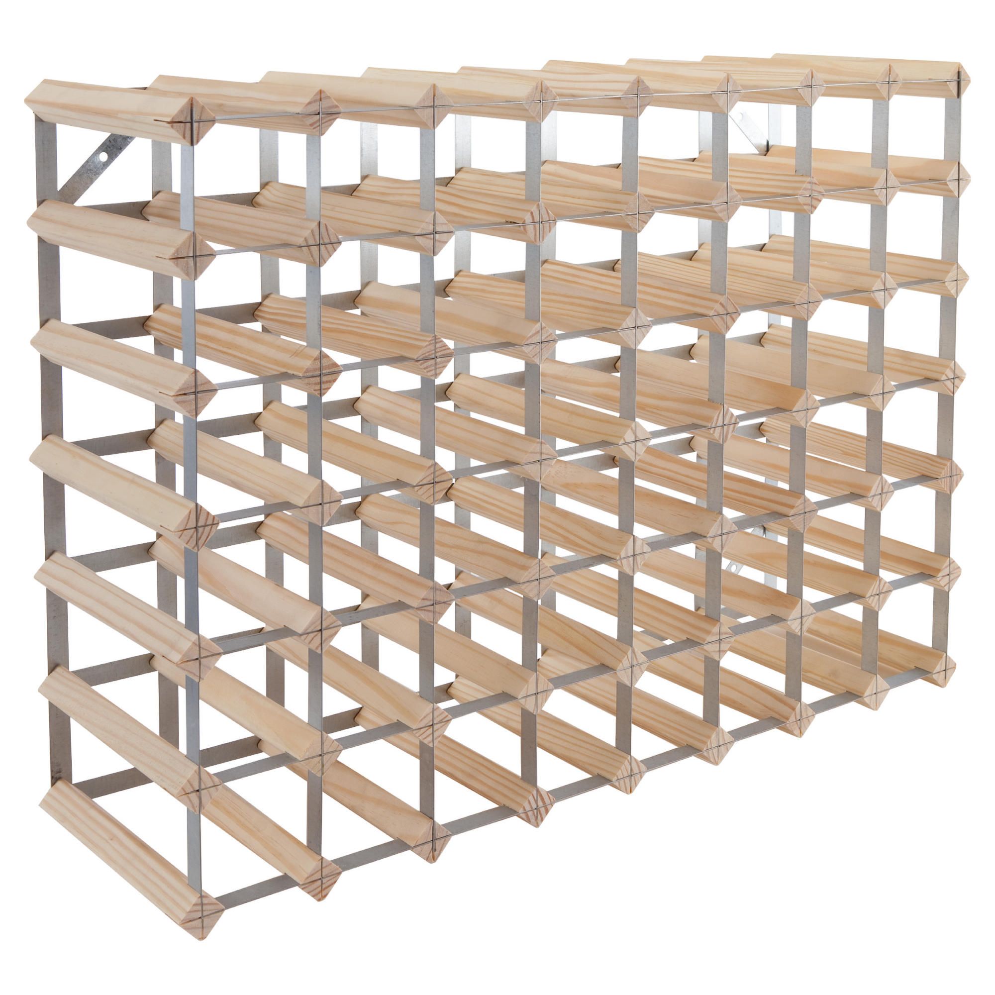 RTA 56 Bottle Wine Rack, Natural
