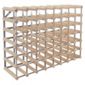 Ready To Assemble 56 Bottle Wine Rack, Natural