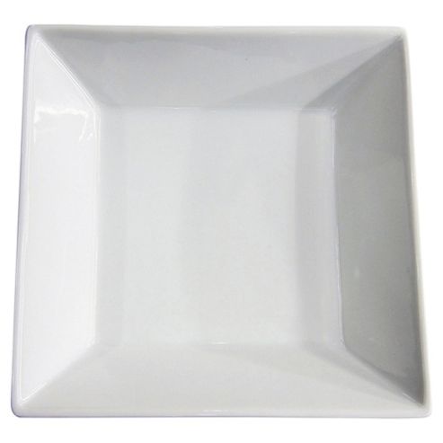 Image of Super White Pasta Bowl, Square, Porcelain