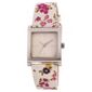 White Floral Strap Watch Ladies
