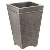 Terraneuva Tall Square Planter Silver