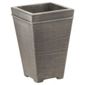Terraneuva Tall Square Planter Silver