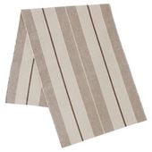 Tesco Ribbed Taupe Stripe Runner, Large