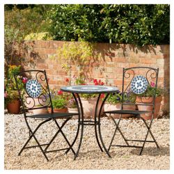 Palma Bistro Set Blue