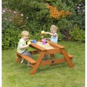 Plum Wooden Sand & Picnic Table