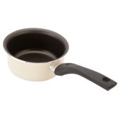 Tesco Aluminium Non Stick Milkpan 14cm Cream
