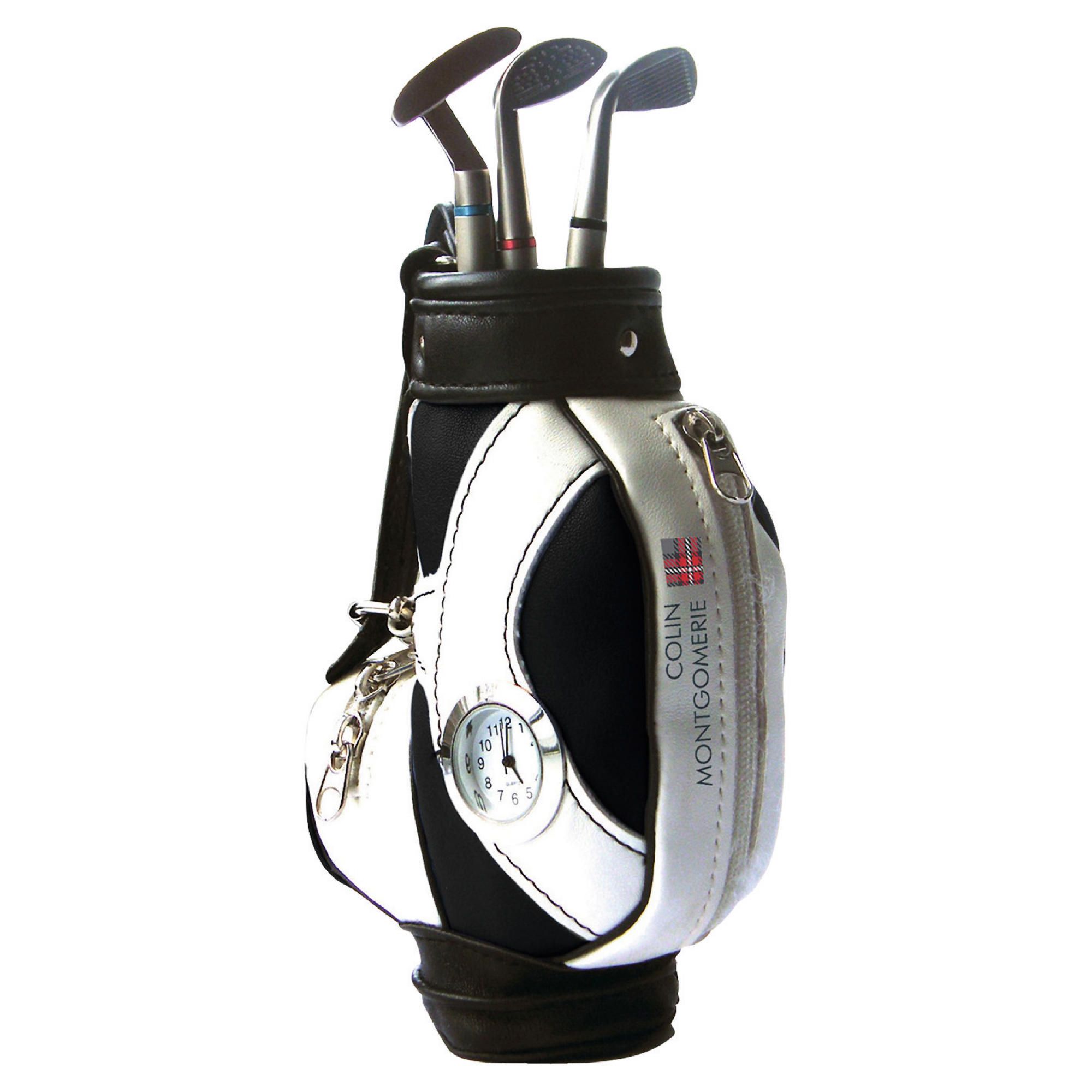 Colin Montgomerie&nbsp;Golf Pen Holder with Clock
