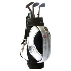 Colin Montgomerie Golf Pen Holder with Clock