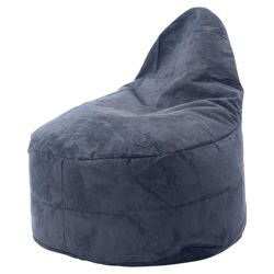 Kaikoo Faux Suede Ezee Chair, Charcoal