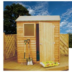Mercia Reverse Overlap Apex Shed 6x4