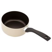 Tesco Aluminium Non Stick Saucepan 18cm Cream