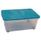 Wham 45L box with wheels, teal