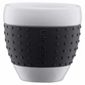 Bodum Pavina Set of 2 0.08L Porcelain Mugs, Black