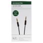 Kit 3.5MM KitSound KSAUX auxiliary cable, Black