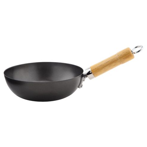 Image of Tesco 20cm Carbon Steel Wok