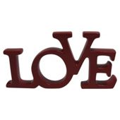 F&F Home Ceramic letters red LOVE