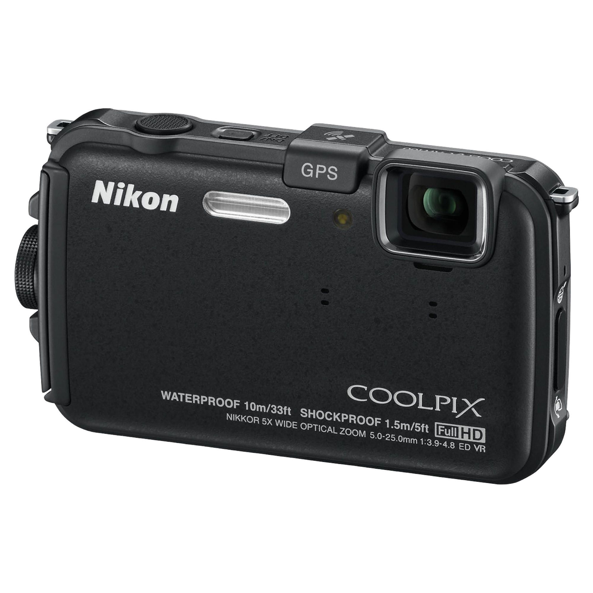 Nikon Coolpix AW100 Digital Camera (Black)