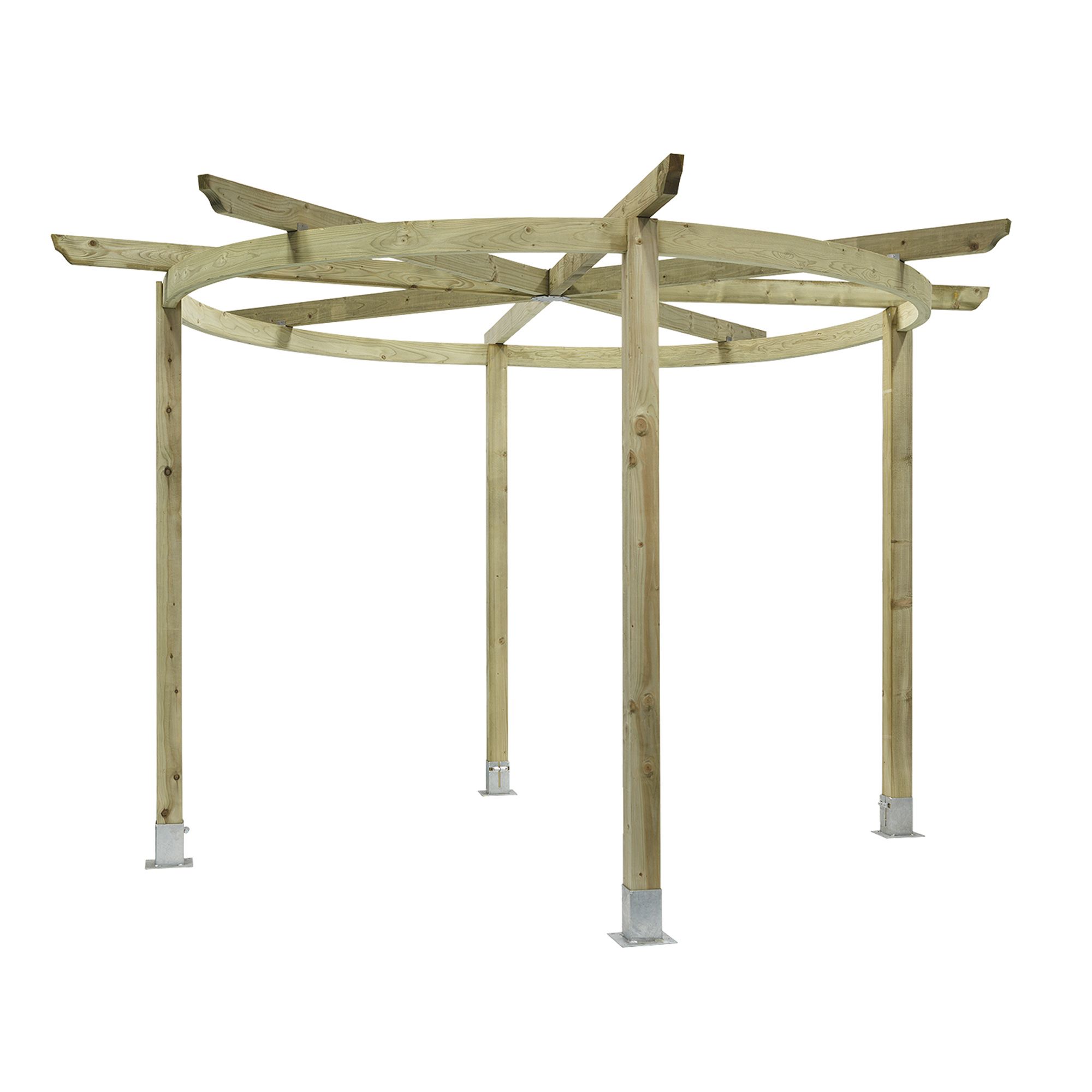 Chillington Pergola - Includes Bolt Down Anchors at Tesco Direct