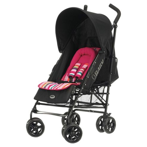 Image of Obaby Atlas V2 Stroller, Pink Stripe
