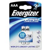 Energizer Lithium 2 pack AAA Batteries