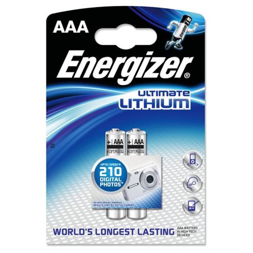 Image of Energizer Lithium 2 Pack Aaa Batteries