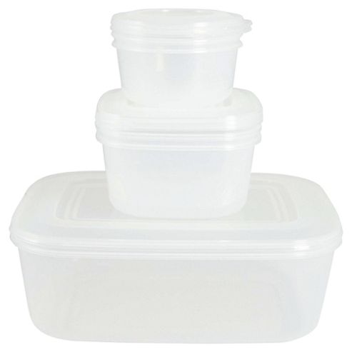 Image of Tesco Value Food Containers, Set Of 5
