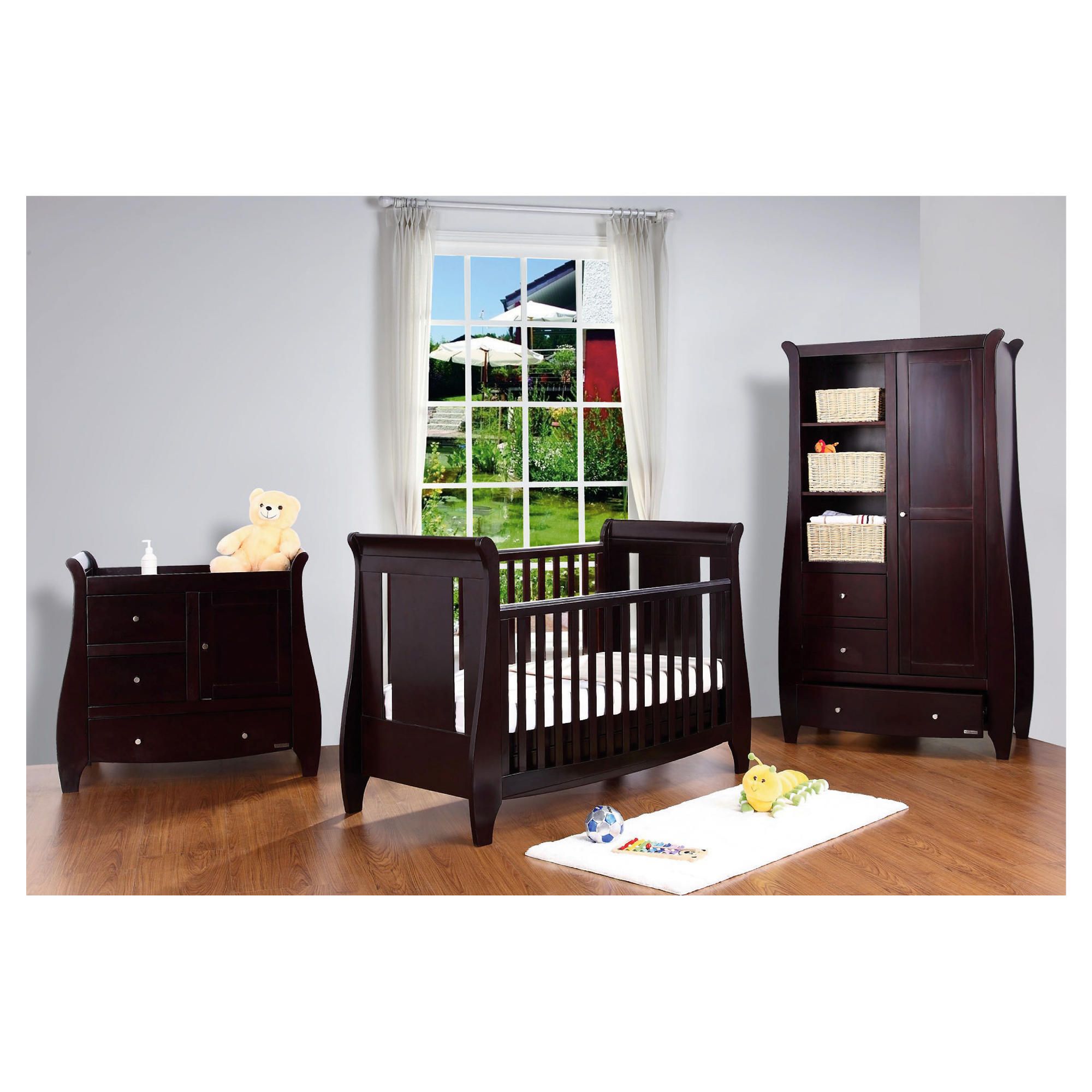 Tutti Bambini Lucas 3 Piece Room Set, Espresso with FREE Home Assembly at Tesco Direct