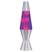 Lava Lite Mini Lava Lamp Purple and Pink 10" Lamp