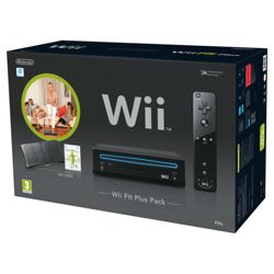 Wii Fit Plus Bundle - with Wii console & black balance board