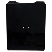 Stockholm Black Gloss Under sink cupboard