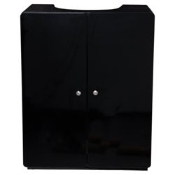 Stockholm Black Gloss Under sink cupboard