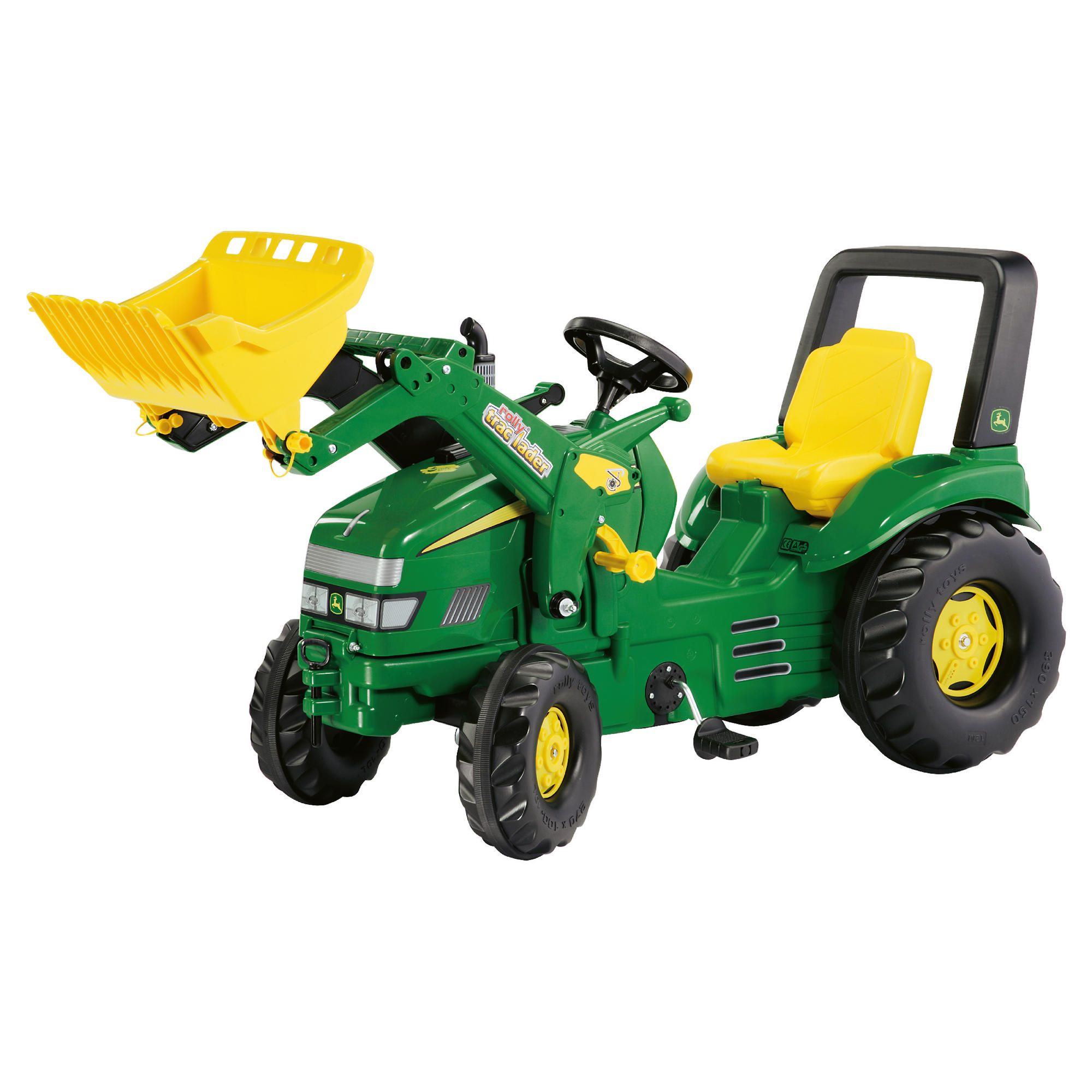 John Deere X-Trac Ride-On Tractor & Rolly Trac Loader at Tesco Direct