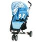 Petite Star Ziax 3 Wheeler Stroller Compact Fold, Sky Blue Spot