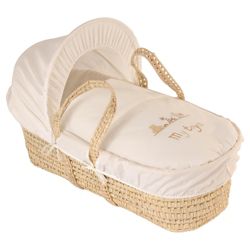 Clair de lune My Toys Moses Basket - Cream