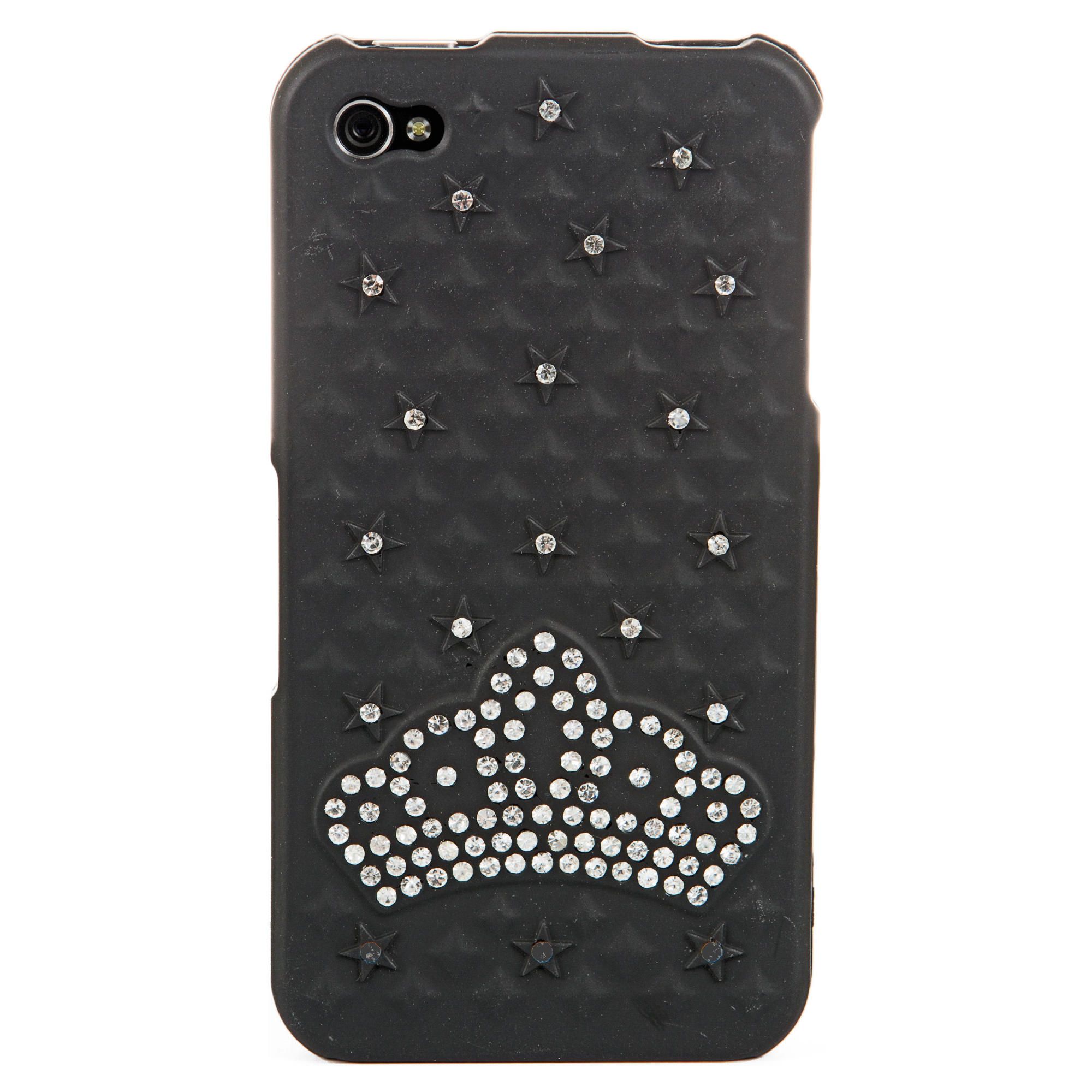 Bliss Hard Shell for iPhone 4 & iPhone 4S Black Crown Bliss Hard Shell for iPhone 4 & iPhone 4S Black Crown