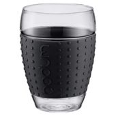 Bodum Pair Of Pavina Glasses, 0.45L Black